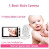 4,3-дюймовый ЖК-экран, беспроводная видеоняня, домофон, камера безопасности для няни, режим VOX, мониторинг температуры, няня