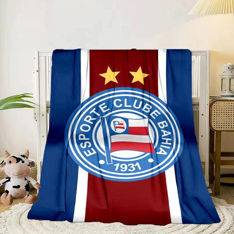 Football Club Emblem Blanket Flannel Blanket for bed, sofa, Camping, Hiking, Picnic Essentials, gift for family Fan gifts