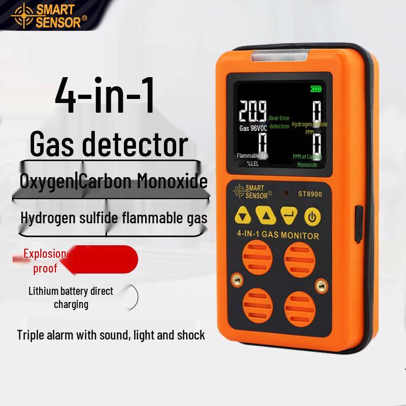 CEM ST8900 4-in-1 Portable Gas Detector (CN version)