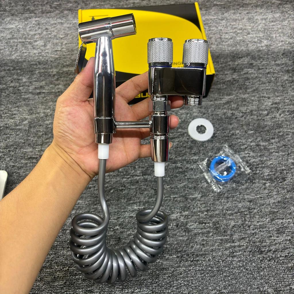 Aluminum Handheld Toilet Sprayer Set - Pressure Shower Head Combination for Enhanced Hygienic Comfort and Easy Installation