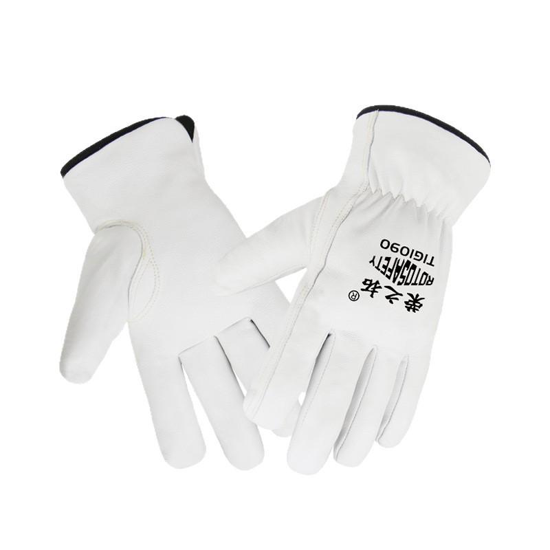 Термостойкие сварочные перчатки из овчины - Подкладка из флиса, Огнеупорные, Износостойкие, Изолирующие