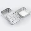 Double-layer Aluminum Soap Box Portable Square Storage Container Travel Water Filter Soap Box