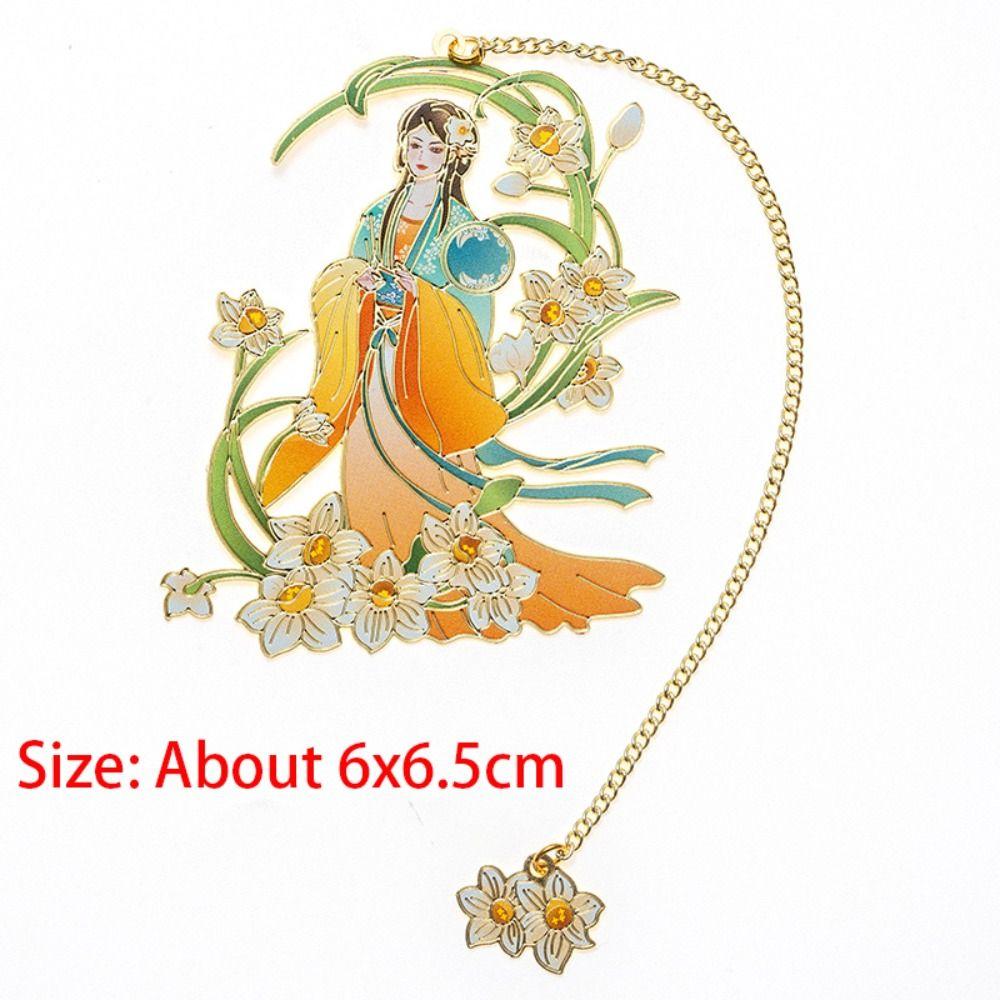 Hollow Book Clip with Tassel Pendant Pagination Mark Stationery Bookmarks  Book Lovers