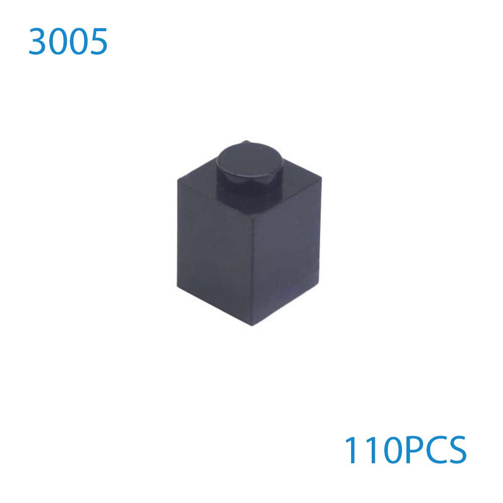 50 шт./лот DIY Строительные блоки Толстые Фигурки Кирпичики 1x1 Точки Обучающие Совместимые с 3005 Пластиковые Игрушки для Детей Подарки