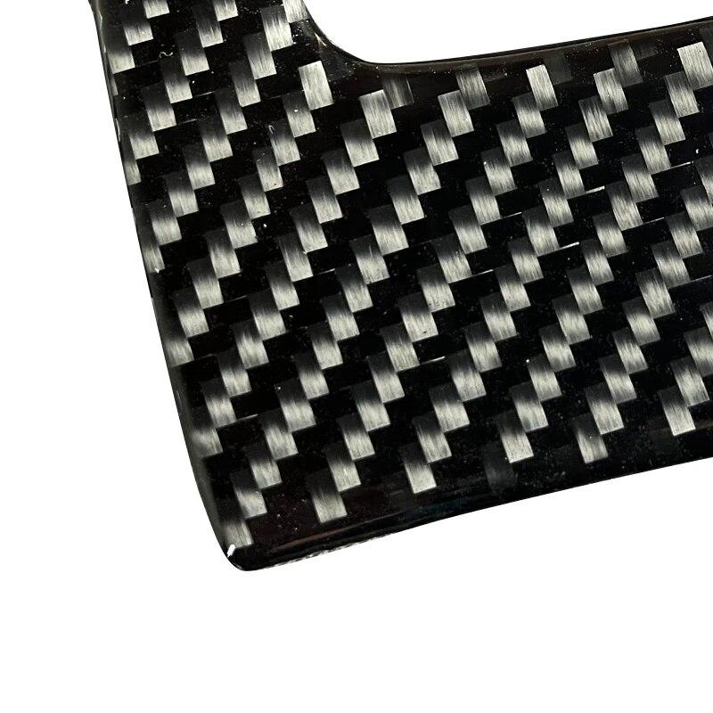 Автомобильный Стайлинг, 3D наклейка на руль из настоящего углеродного волокна, отделка M в полоску для BMW 5 серии E60 2004-2009 2010 520li 523li 525li