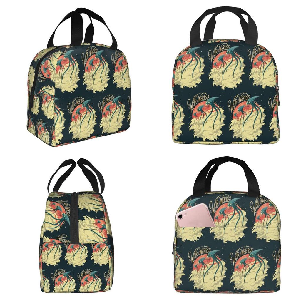 War Of The Worlds Insulated Lunch Bag for Women Office Cooler Thermal Food Box Tote Portable Lunch Boxes Container
