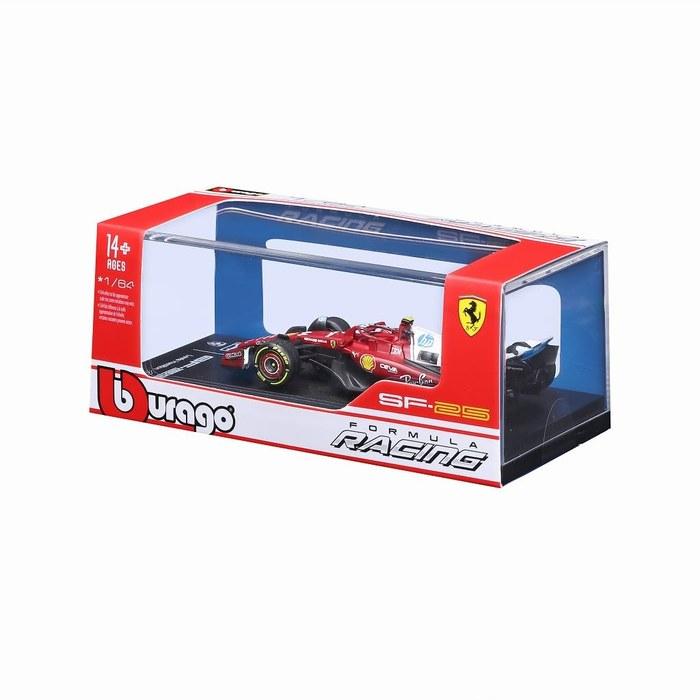 Kyosho Burago Ferrari SF-25 Гран-при Австралии 2025 1/64 - №44 L. Гамильтон (Прозрачный чехол, без драйвера) 18-56804H