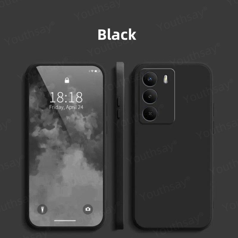 Чехол-бампер для Realme C71, оригинальный, из жидкого силикона и мягкого ТПУ