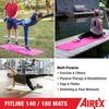 AIREX Fitline 180 Training 10mm FITLINE Charcoal Mat, Thick, Charcoal, 180, FITLINE180SI,