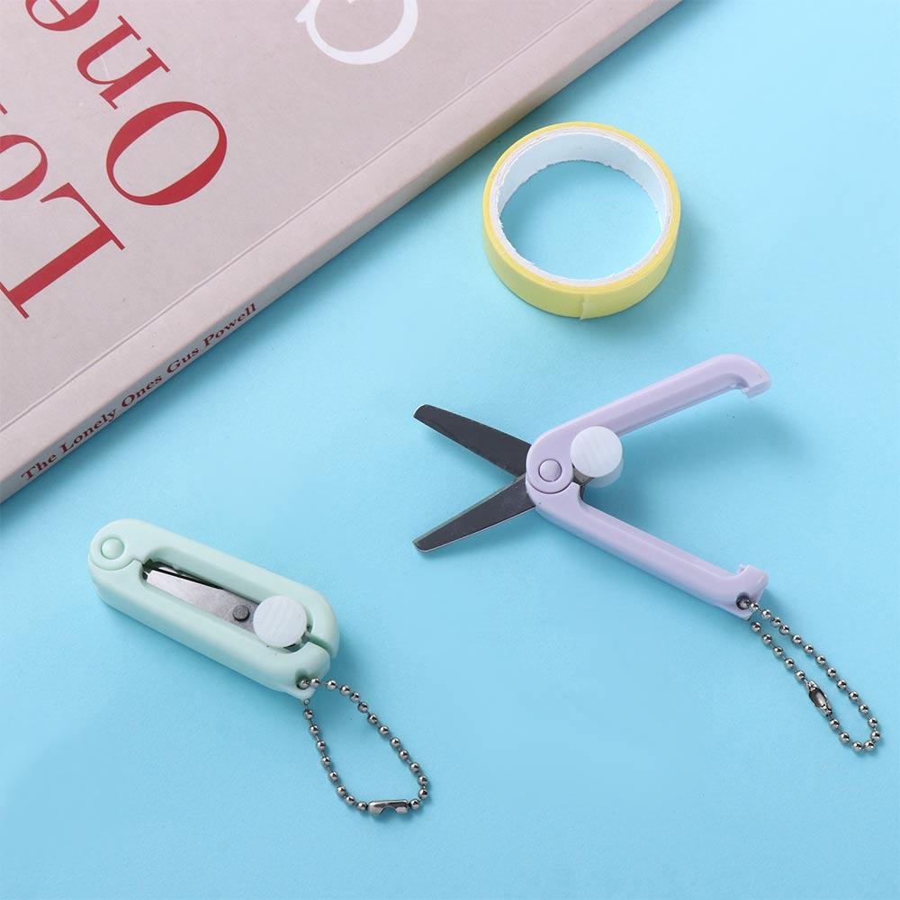 Office Supplies Folding Design Folding Scissors Adjustable Stainless Steel Scissors Scissors