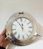 Vintage Navigation Marine Silver Ship Porthole 30.48 Clock Ship Window Wall Clock Decorative
