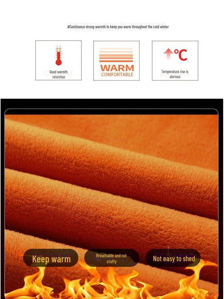 Мужские деловые брюки осень/зима из вельвета с эластичной резинкой на талии — плотные, теплые, плюс бархат, прямого кроя