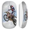 Wireless Mouse - MANIACASE - Motocross - White Color - USB Key Included - Compatible Mac and PC