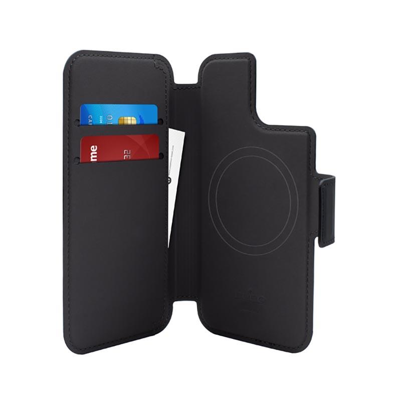 Чехол Puro Folio Magsafe - Чехол для iPhone 15 Plus / 14 Plus / 12 Pro Max (Черный)
