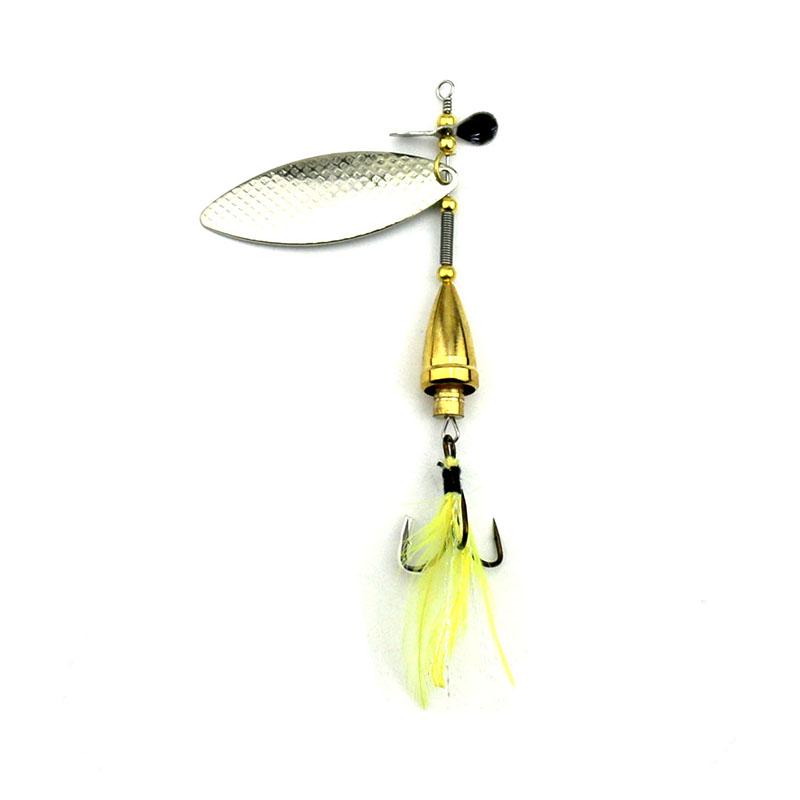 HENGJIA 1 шт., рыболовная приманка, блесна для окуня, щуки, рыболовные снасти