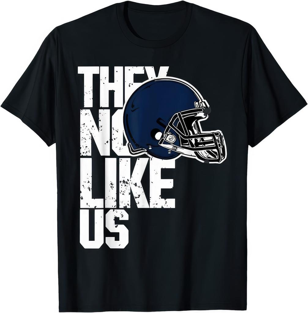They Not Like Us Football Helmet T shirt