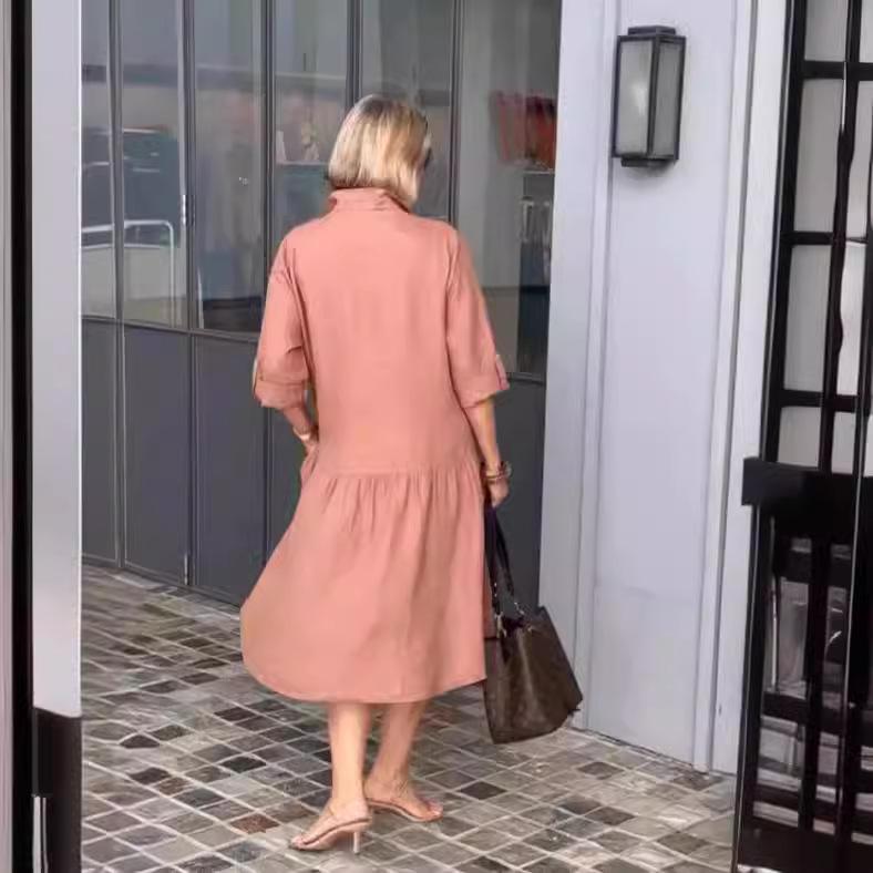 2024 Women's Loose Casual Dress for European and American Markets