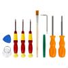 9 Pieces Professional Screwdriver Set Repair Install and Open Tool Kit for Game Console