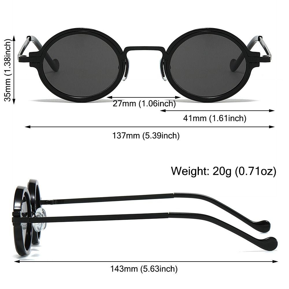 Солнцезащитные очки Y2K с защитой UV400 в панк-оттенках, модные маленькие круглые солнцезащитные очки для женщин и мужчин