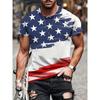 Summer Men's T-shirt 3d Print T Shirt Oversized Tees Tops Casual Short-sleeved American Streetwear T-Shirts
