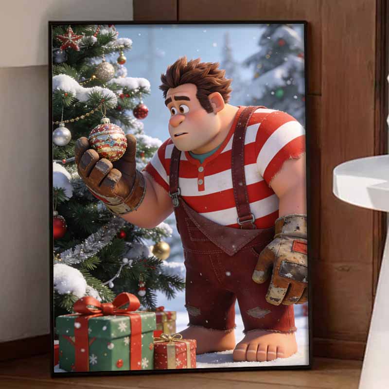 Disney DIY diamond painting 5d full diamond cross stitch Ralph WreckitRalph Living Room Bedroom Decorative Painting