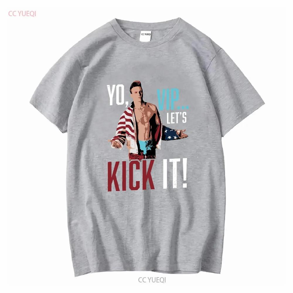 Vanilla Ice 90's Hip Hop Rapper Yo VIP Let's Kick It Men's T Shirt Concert Merch Long or Short Sleeves Vintage Washed Graphic
