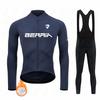 Winter Cycling Jersey Set Men Thermal Fleece MTB Bike Clothes Ciclismo Uniform Maillot Hombre Bicycle Clothing Suit