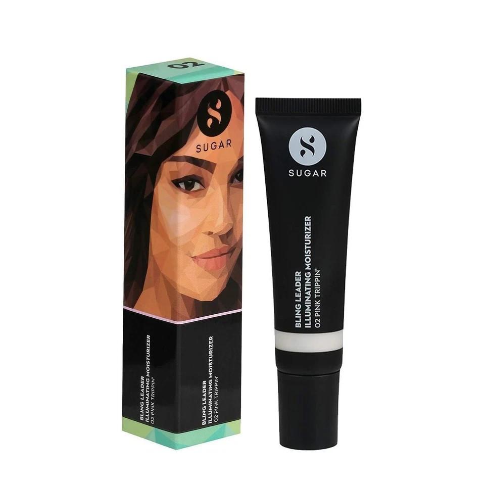 Sugar Cosmetics Bling Leader Illuminating Moisturiser, 02 Pink Trippin 25gm