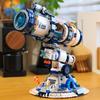 Space Telescope Exploration Puzzle Globe: Educational Building Blocks for Kids