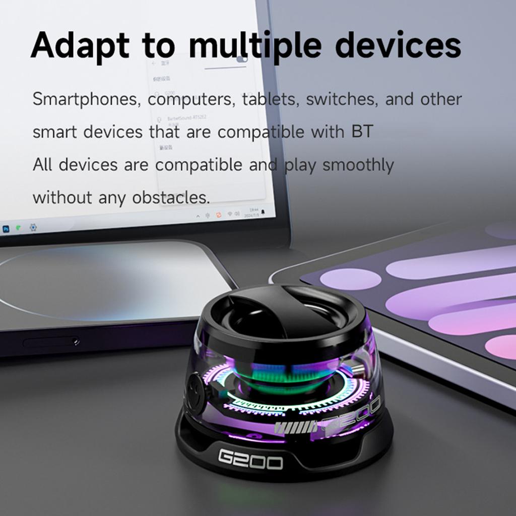 G200 Магнитный BT-динамик Многоцелевой портативный держатель сотового телефона для металлической поверхности Беспроводной