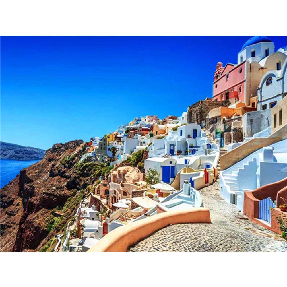 5D DIY Полный дрель Алмазная картина Город Венеция Искусство Rhinestone Craft Kit Алмазная вышивка Пейзаж Мозаика Домашний декор