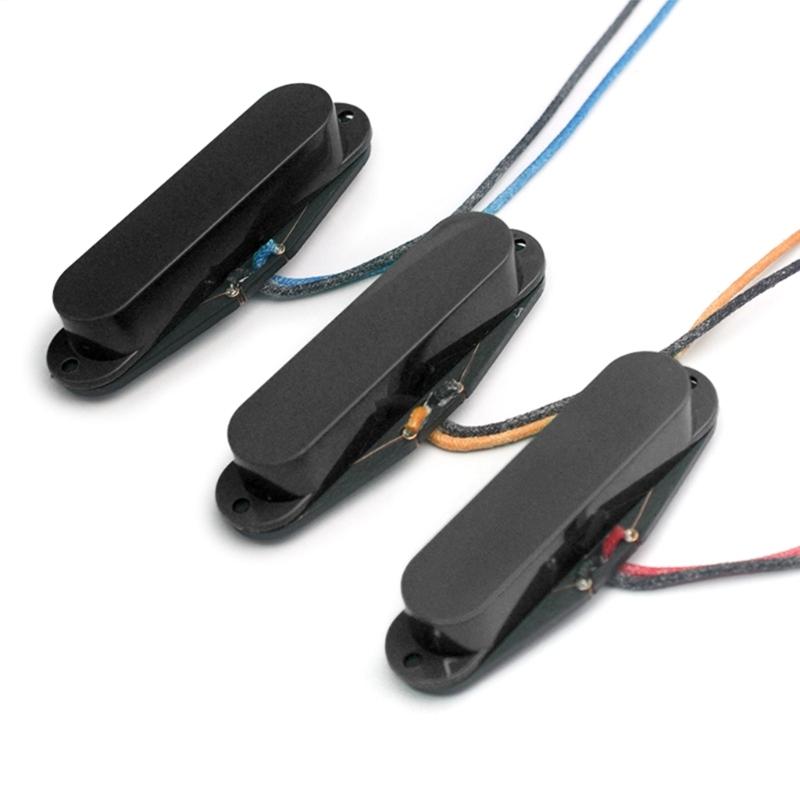 Звукосниматель Alnico 5 для гитары, сингл, открытого типа, для грифа/середины/бриджа, для электрогитары, запасная часть