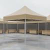 Replacement garden gazebo roof made of thick polyester, foldable outdoor cover