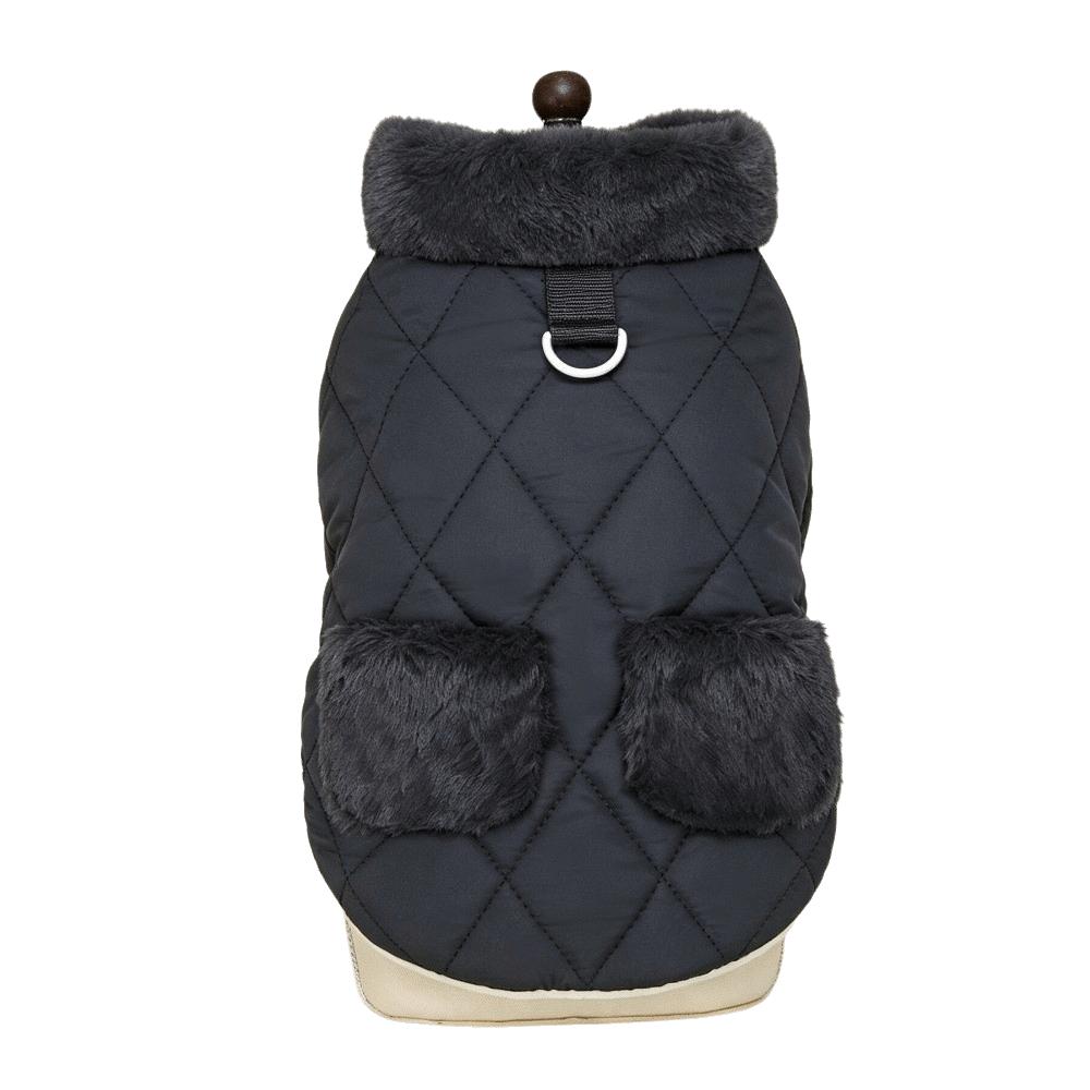 Windproof Dog Warm Clothes Plush Dog Vest Coat Fashion Dog Hiking Jacket Cat