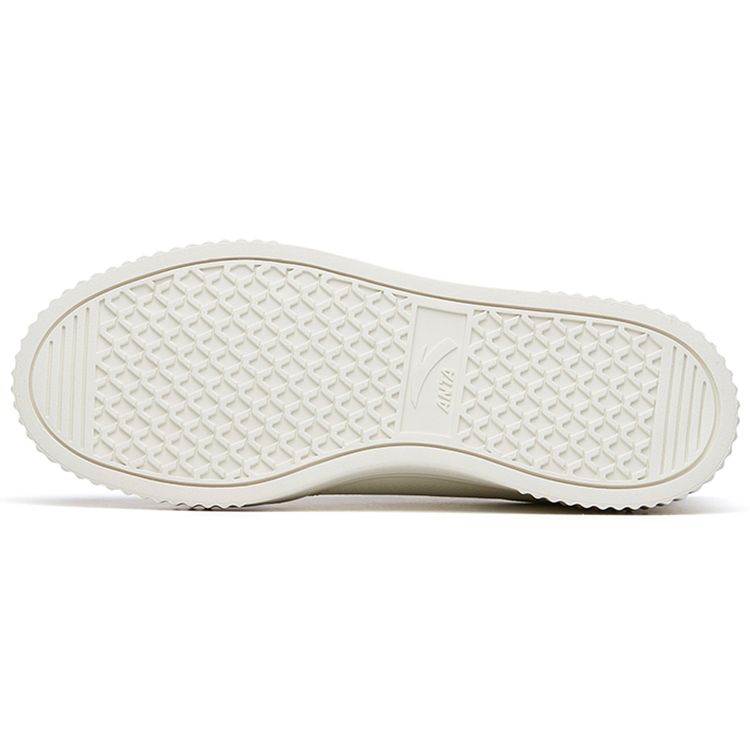 Anta Белые светло-розовые женские кроссовки Skate Low на толстой подошве 922228005-3