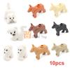 MOC Animal Figure Brick Building Blocks Pet Zoo Dog Penguin Cat Clown Fish Bird Bear Bat Squirrel Owl DIY Model Toys Girls Kids
