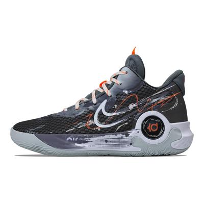 KD Trey 5 IX Амортизация, Износостойкие Баскетбольные Кроссовки Средней Высоты Унисекс Черно-Серые CW3402-011(Команда529-)