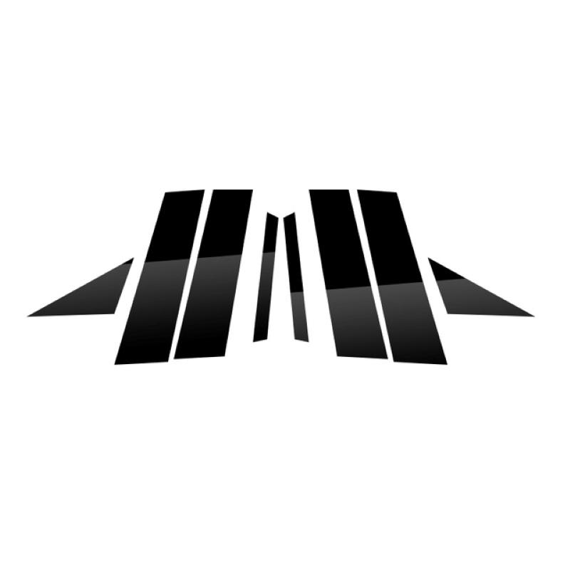 Углеродное волокно, черная автомобильная оконная дверная колонка, BC, стойка, накладка для Mazda 3 Axela, зеркальный эффект, ПК