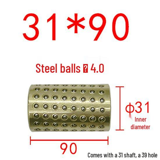 Golden Copper Ball Bearing Cage Mold Guide Bush Holder