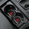 2PCS Universal Car Cup Holder Coaster Anti-Slip Water Cup Mat Interior Accessories for Mitsubishi Outlander Lancer ASX Pajero Sp