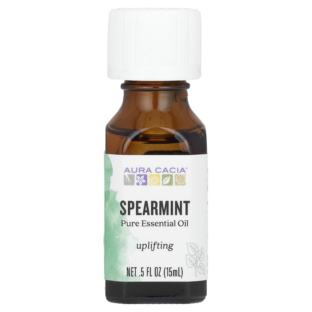 100% Pure Essential Oil, Spearmint, Animating, 0.5 Fl Oz (15 Ml)