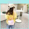 One Color Children Shoulder Handheld Diagonal Cross Bag With Decor Rabbit