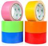BOMEI PACK Разноцветная клейкая лента Heavy No Hand Tear Идеальна для искусства, цвета и DIY-проектов 6 штук 50 мм15 м, Сверхпрочная, Без остатков и Водонепроницаемая, Упаковка и