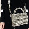 Сумка с бисером, дизайнерские сумки через плечо, женские сумки ручной работы, сумки через плечо, симпатичные кошельки и сумки для женщин с бисером