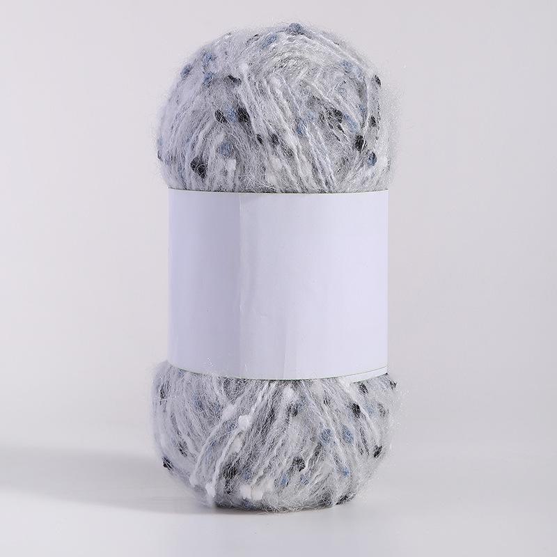 Цветная мохеровая флисовая пряжа ручной работы для шарфов, шапок, сумок, одежды и кукол