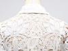 2025 French Fashion Lace Floral Long Sleeve Tunic with Turn-Down Collar