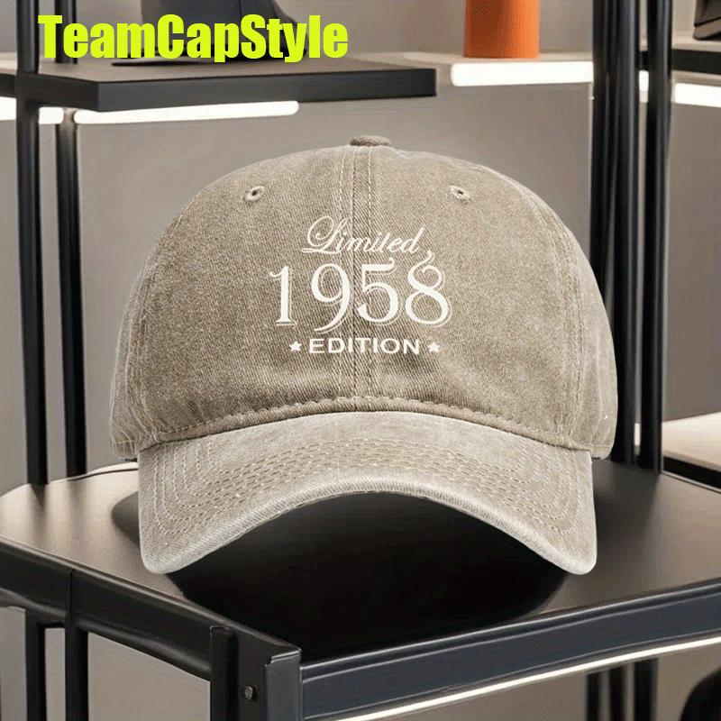 or pcs (Gift) Vintage Washed Baseball Cap with Retro Lettering Adjustable Unisex Batfor Wear Lightweight Wa