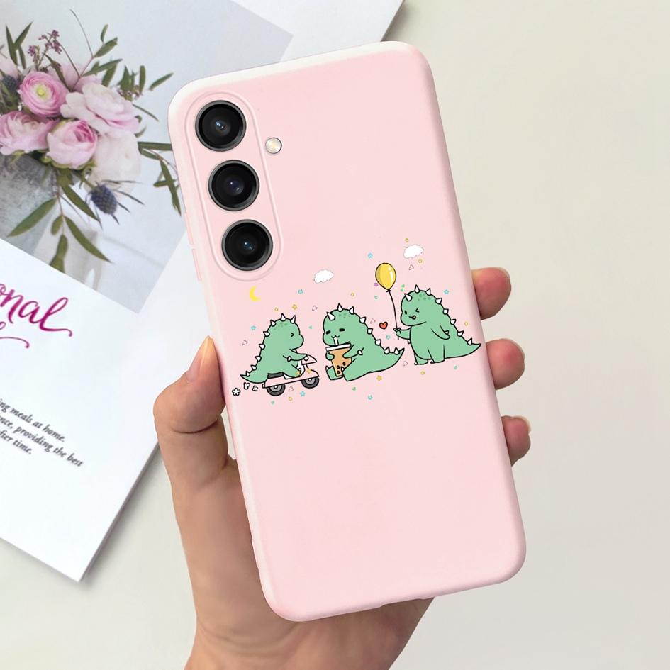 Чехол для Samsung Galaxy A25 2023 SM-A256B Популярный Цветочный Мультяшный Мягкий Силиконовый Funda Для Samsung A35 A25 5G A 25 Защитник