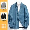 Men's Light Business Small Suit Corduroy Jacket Men's Spring and Autumn Loose Casual Suit