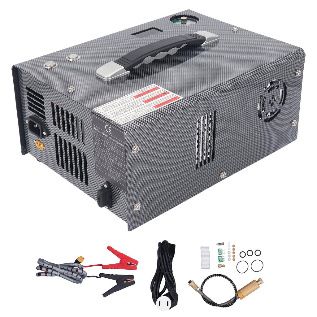 Компрессор для пневматической винтовки PCP Встроенное трансформаторное масло Без воды Компрессор высокого давления 4500 фунтов на квадратный дюйм